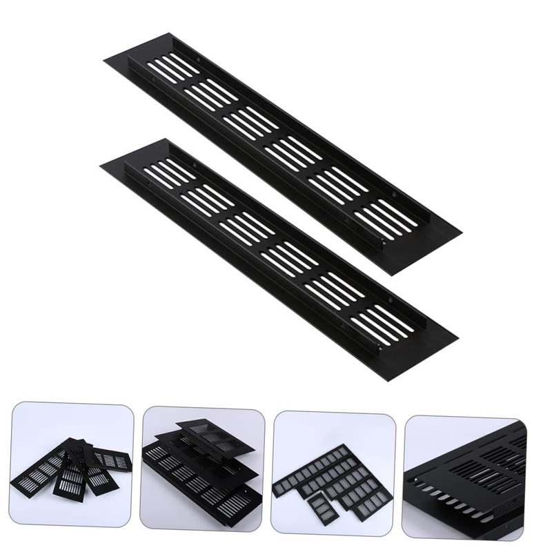 Gadpiparty 2pcs Aluminum Alloy Breathable Mesh Air Vent Grille for