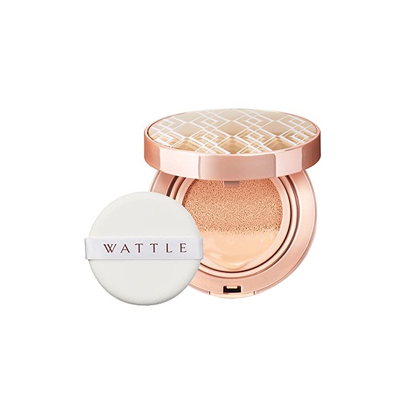 WATTLE Cushion Foundation, 0.5 oz (13 g), Compact + Refill
