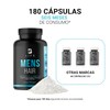 Mens Hair de 180 Cápsulas. Ingredientes naturales: Colágeno Hidrolizado, L