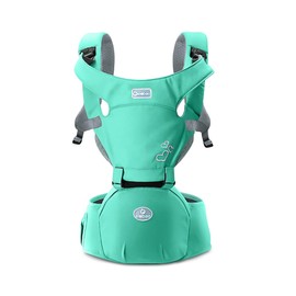 Sonarin front premium hipseat baby carrier, multifunctional, ergonomic, 100% cotton, butterfly swivel buckle, 6 carrying positions, adapted to your growing child, ideal gift