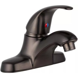 Camper Comfort Torneira Dura DF-NML202-SN RV alça única torneira de banheiro com um furo