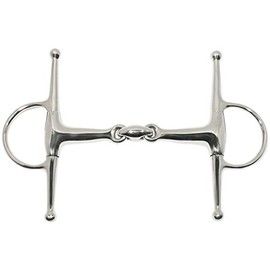 Knebeltrense EDELSTAHL, doppelt gebrochen, 12.5cm, Edelstahl, 12, 5, 18mm