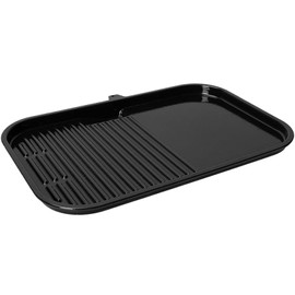 Non-Stick Griddle Plate for Ninja Woodfire XSKGRDLXL OG951 OG901 OG850 Grill Accessories，Cast Iron Flat Top 2-in-1 Grill Griddle Plate Pan for Ninja Woodfire Pro XL Connect OG900 OG800 Series