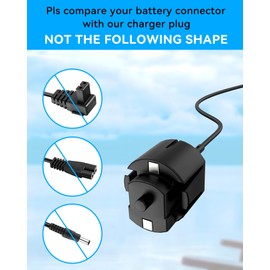 SLLEA AC/DC Adapter Compatible with Water Tech Pool Blaster Max Cordless Pool Vacuum Max Li, Max Li CG, Max Li HD, Millenium Li, iVAC 360 Li and Volt FX-8 Li with 5.9FT Power Cord 12.6VDC Power Supply