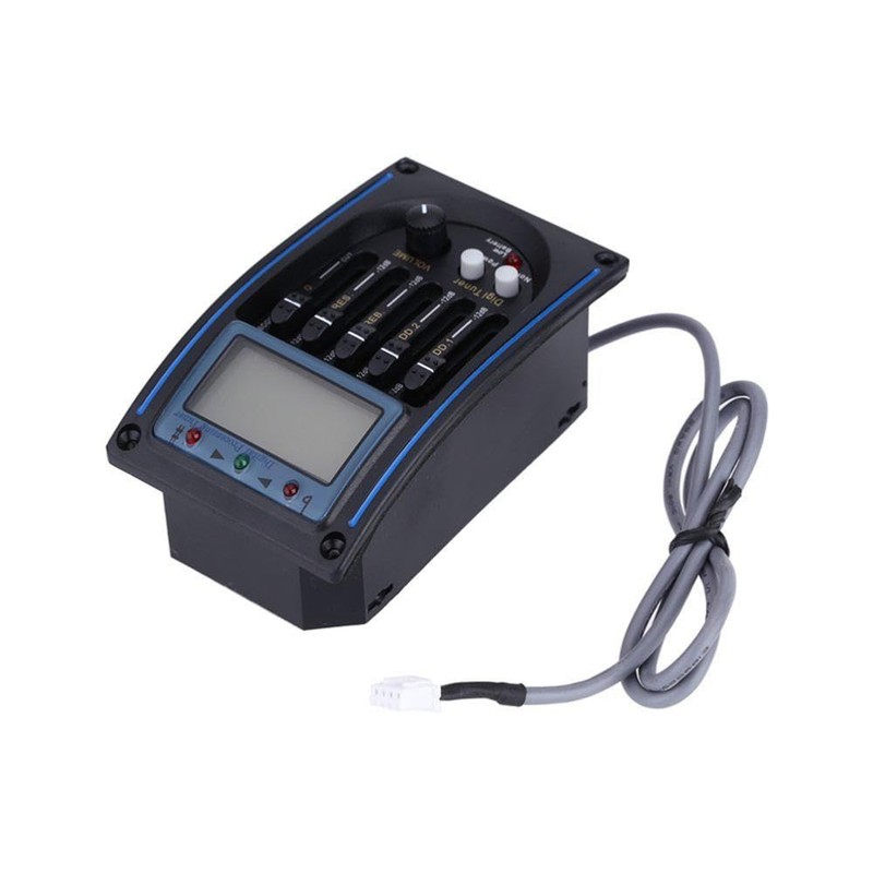 5 Band Guitar Pickup Tuner Set, Digital EQ Equalizer Piezo