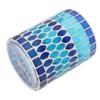 Mosaic Votive Candle Holder Handcrafted Glass Tea Light Holder for