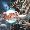 KUBOWAI 150-Piece M6-M20 Copper Seal Assortment Set, Copper Flat Seal,