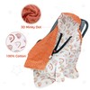 Miracle Baby Car Seat Blanket for Babies, Minky Dot Carseat