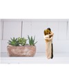 AUGEN Polyresin Standing Couple Idol Statue Showpiece for Home Decor