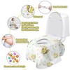 Homgaty 20Pcs Disposable Toilet Seat Covers, Potty Seat Cover Protectors,