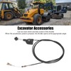 Excavator Manual Throttle Cable Controller 4m Stainless Steel Throttle Motor