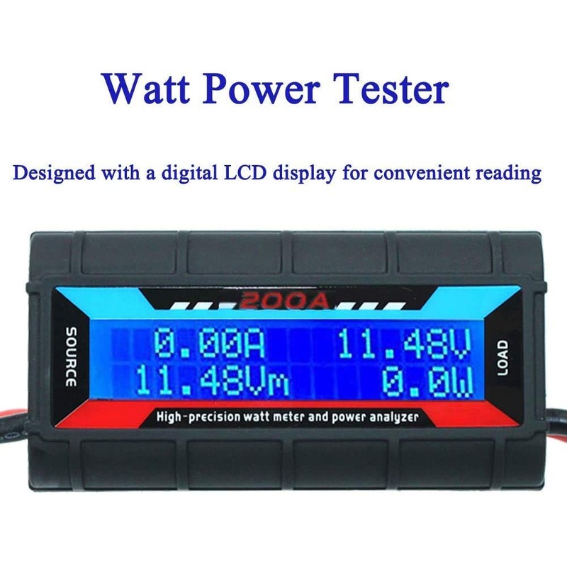 ARCELI 200A High Precision Wattmeter Detector Power Analyzer for RC