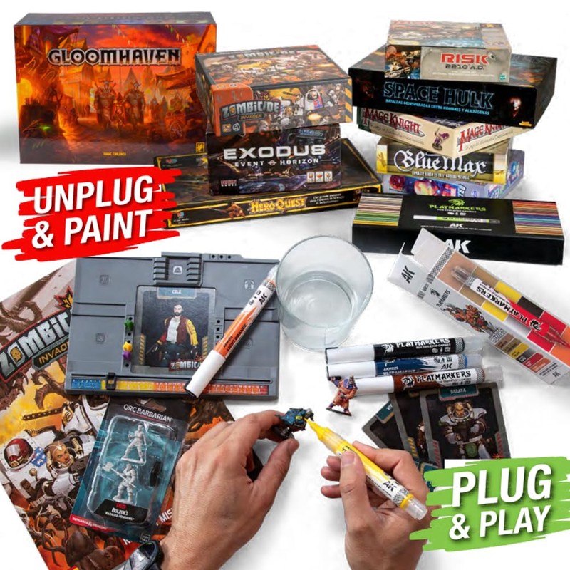 AK Interactive PLAYMARKERS Set AKM106 Space Knight (6X)