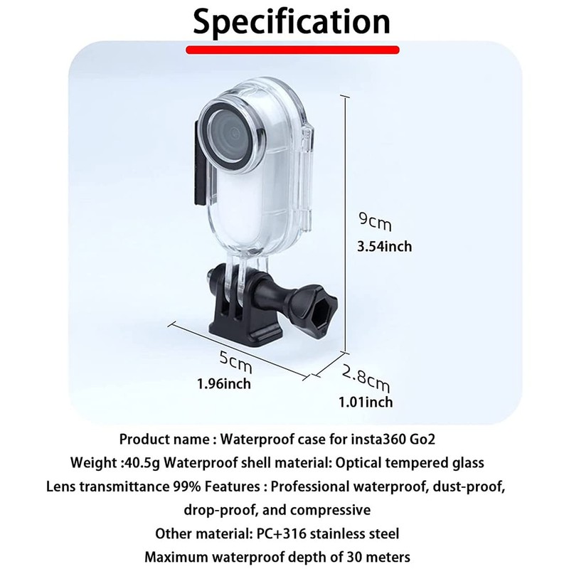 Insta360 GO 2 Diving Case