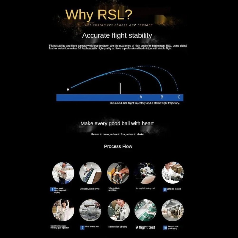 RSL No4 Badminton Shuttlecocks CiGu Duck Feather for Training