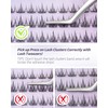 LZM Pre Glued Eyelashes Cluster Lashes Extension With Tweezers (ZN005)