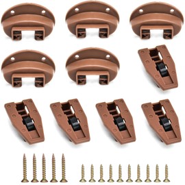 Surf turtle 5 Pack Drawer Slide Track Guide Glide for Center Mount Drawer for Dressers and for Nightstand for kenlin for Rite-Trak II Drawer Systems