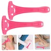 minkissy 2pcs Handheld Pedicure Scrubber for Dead Skin Removal Callus