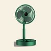 USB Small Fan Portable 1200mAh Lithium Battery Silent Desktop Fan