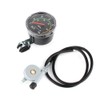 ZJchao New Resettable Analog Bike Speedometer Odometer Black Classic Style