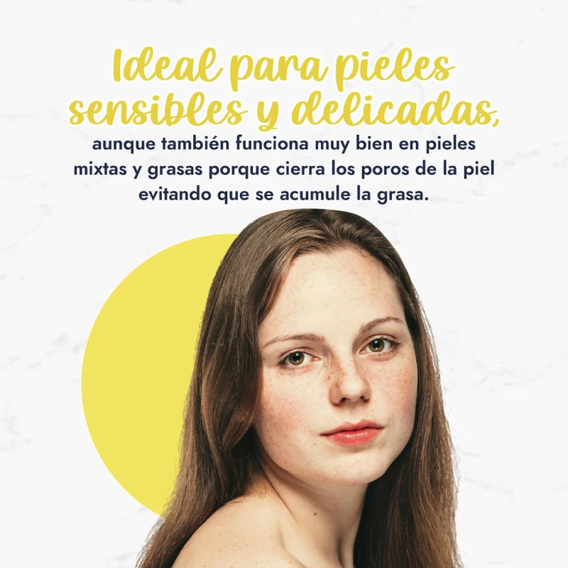 Tónico Facial Hebbe Cosmetics Hamamelis Piel Mixta Hidratante Natural