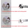 Brass Thread Pipe Adapter Fitting, EU G1/2" Female Thread to