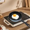 Cyrank Nonstick Mini Egg Pan, 4.7inch One Egg Frying Pan