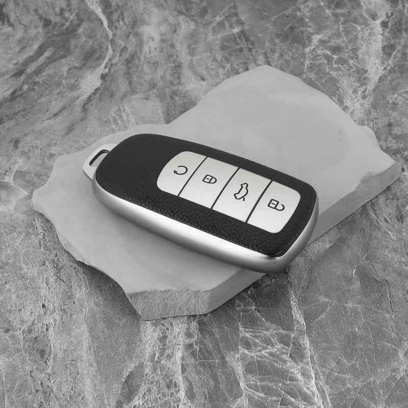 2Pcs Car Smart Key Fob Case Soft TPU Remote Key