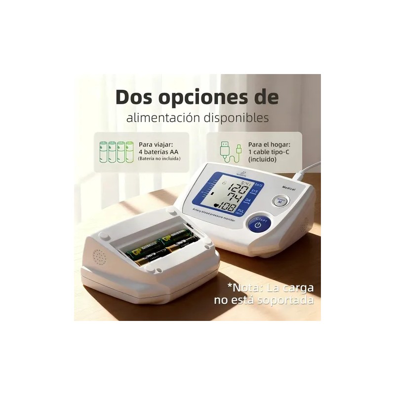 Aparato Checar Presion Tensiometro Digital Checador Blanco Blanco
