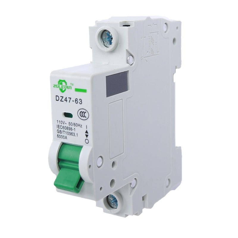 ZGLEDUN AC Miniature Circuit Breaker, 1 Pole 40 Amp, 120/240VAC,
