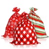 DERAYEE Christmas Wrapping Bag, Plastic Bag, Extra Large, 44.1 x