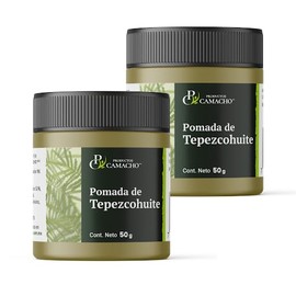 Productos Camacho - Pomada tepezcohuite (2 pack de 100 gr) regenerante y cicatrizante de piel.