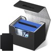 Mlikero Card Deck Box, Commander Deck Box Holds 100+ Double-Sleeved