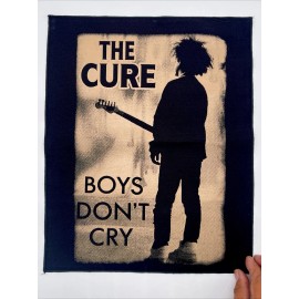 The Cure Rock Band Large Back Patch : Sew On, Screen Printed, 16” X 13”, New