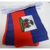 AZ FLAG Haiti Flag Chain 12 Metres with 20 Flags
