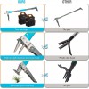 ROYALGARDEN Weed Puller Tool 40in-Long Standing Weeder, Garden Weeding Tools