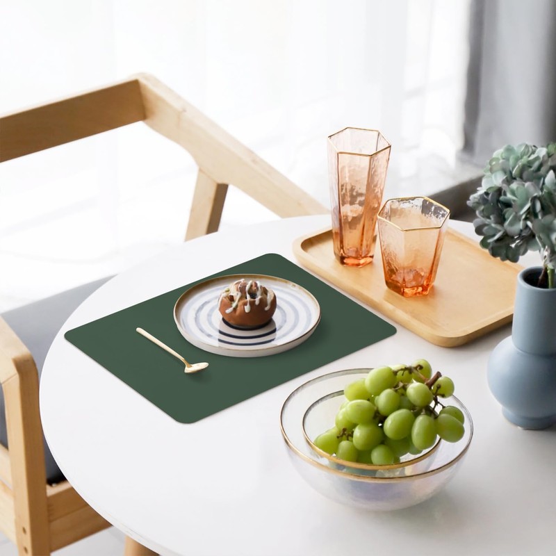 Lumaca Washable Placemats, Set of 4 Placemats, Washable, Place Mats,