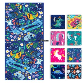 DARCHEN Microfiber Beach Towels Oversize Quick Dry Towel [1 or 4 Pack] - Travel Beach Towel for Swimming Pool, Sand Free Towel(Extra Large XL 180x90, Large 160x80) for Kids Adult, Compact Lightweight