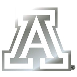 Craftique Arizona Wildcats Decal (SILVER A DECAL (3",4",6",12"), 4 in)