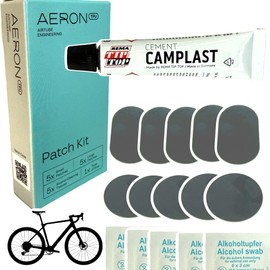 F26 Tubo Patch Kit Fahrrad Schlauch Flickset 16-teilig – Pannenset für MTB Road & Gravel TPU Schläuche Extra Light Flickzeug