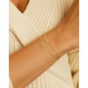 Jenosy Women's 14K Gold-Plated Bracelet, V
