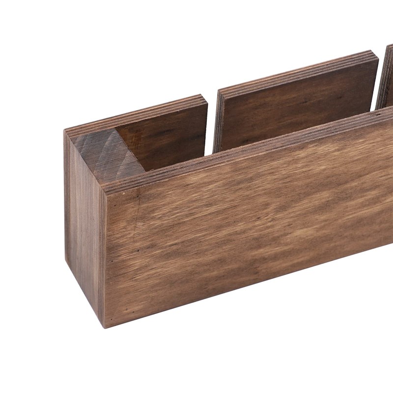 KINMADE Industrial Wine Racks Wall Mounted with Stem Glass Holder,Metal