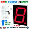 Unbranded 1 Inch 7-Segment Red LED Display Common Anode Large