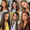 AiPliantfis 3 Bundles Brazilian Hair Bundle p4/30 Brown Human Hair