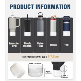 Nearockle Cup Sets 2 Pieces Starry Sky White + Gold