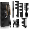 Stylemate Men's Hair Styling Combs and Brush Set - Roller