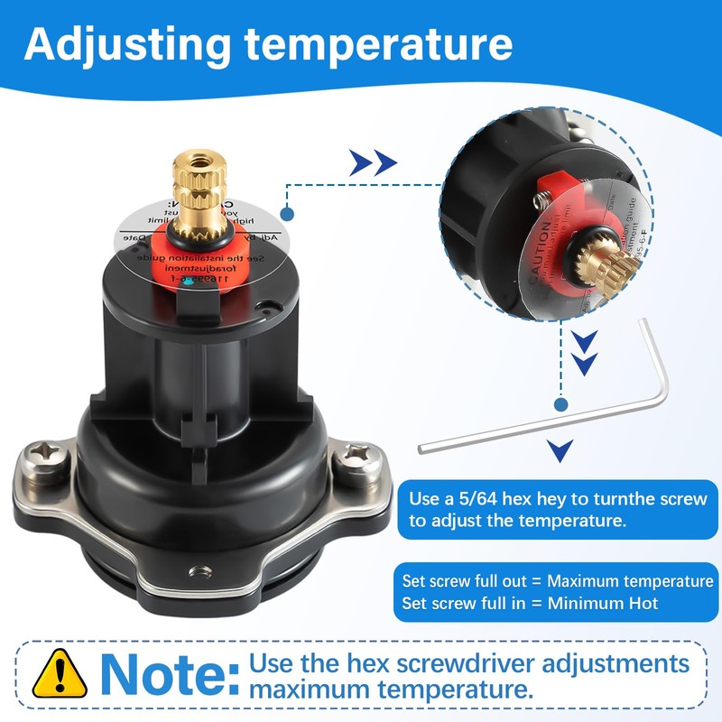 GP876851 Mixer Cap and Pressure Balancing Cartridge Kit, for Kohler