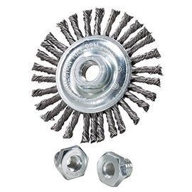 Mercer Industries 186010B - 4" x 3/16" x 5/8"-11 Stringer Bead Wire Wheels, .020 Carbon Steel Wire (10 pack)