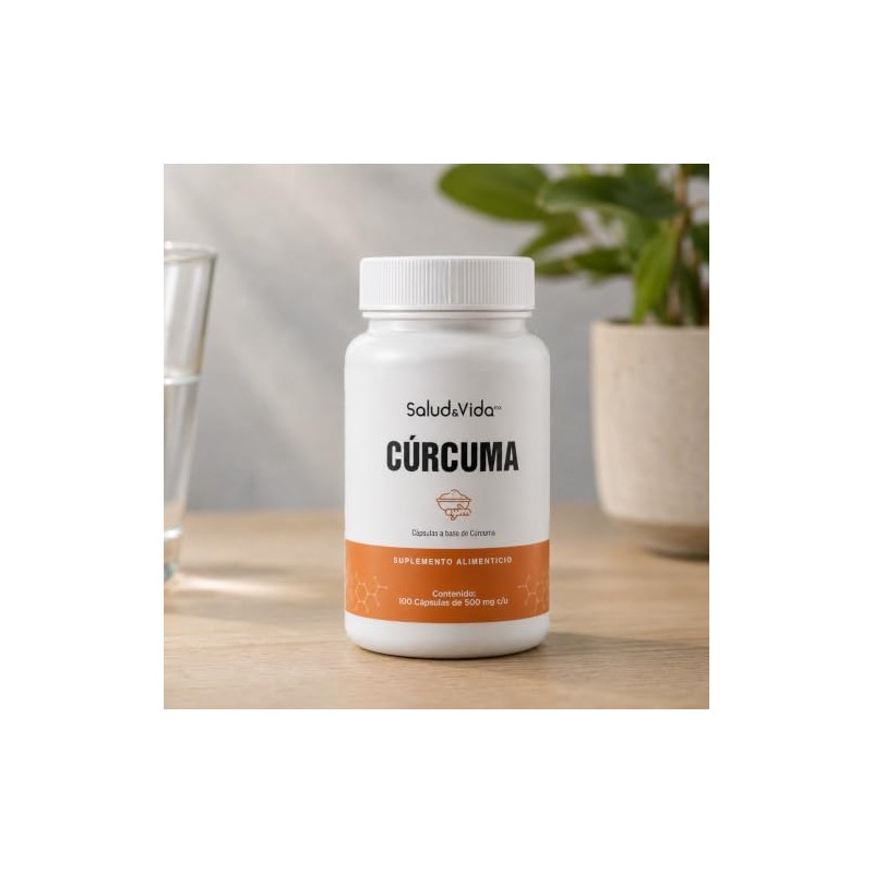 Cúrcuma 500mg | 1 al día | 100 cápsulas |