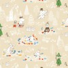 Moomin Double Gauze Fitted Sheet, Baby, Made in Japan, Double